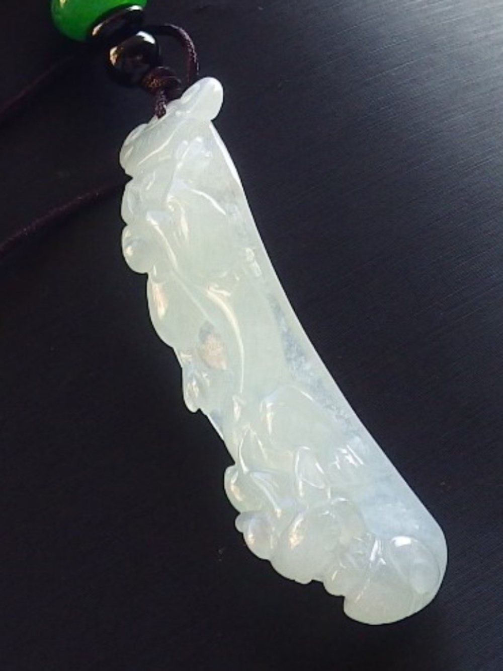 Certified Natural Burma A Jade jadeite Dragon Pi Xiu Coin Pendant Necklace